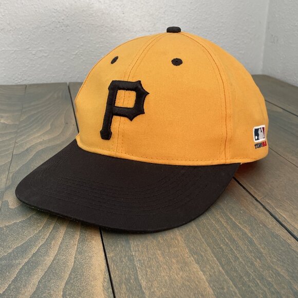 Yellow Black OC Sports MLB Pittsburgh Pirates Cooperstown Baseball Hat Cap (HT1) - Picture 1 of 8